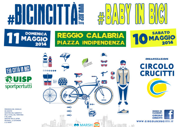 Locandina Bicincittà + Baby in Bici